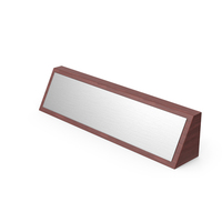 Silver Desk Name Plate PNG & PSD Images