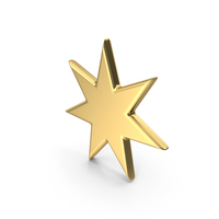 Seven Point Gold Star PNG & PSD Images