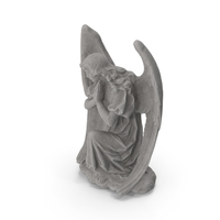 Angel on The Knee Stone PNG & PSD Images