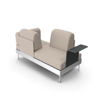 Ikea Delaktig 2 Seater Sofa With Side Table PNG & PSD Images
