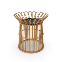 Ikea KANELSTNG  Plant Stand Rattan PNG & PSD Images