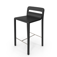 Hollywood Bar Stool (64cm H Seat)  Black Stained Oak. Gohome PNG & PSD Images