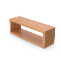 Simple TV Stand Wooden PNG & PSD Images