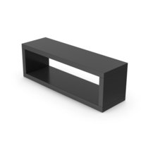 Simple TV Stand Black PNG & PSD Images