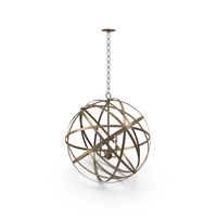 Gaia Four Light Globe Pendant PNG & PSD Images