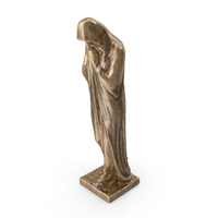Bronze Robed Figure PNG & PSD Images