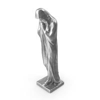Robed Figure Metal PNG & PSD Images