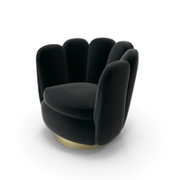 Swivel Chair Mirage Black Eichholtz PNG & PSD Images