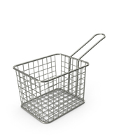 Waffle Grid Mini Fryer Basket Stainless Steel Small 1 count box PNG & PSD Images