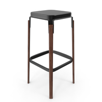 Stool Black Wood PNG & PSD Images