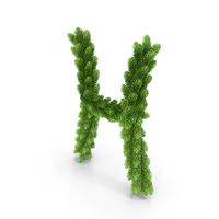 English Letter H Christmas Garland PNG & PSD Images
