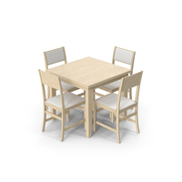 Table With Chairs PNG & PSD Images