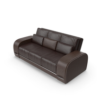 Sofa Zandvoort Brown Leather PNG & PSD Images