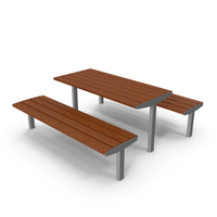 MMCite Vera Solo Bench & Table PNG & PSD Images