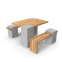 Bench & Table PNG & PSD Images