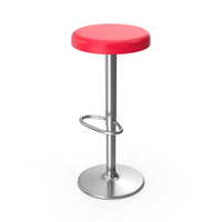 Red Bar Stool PNG & PSD Images