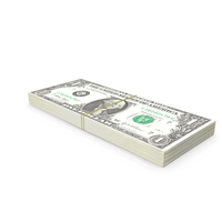 Stack of One Dollar Bills PNG & PSD Images