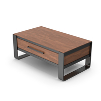 Coffee Table Dark Wood PNG & PSD Images