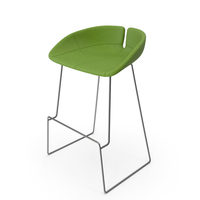 Green Fjord Stool PNG & PSD Images