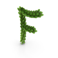 English Letter F Christmas Garland PNG & PSD Images