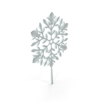 Snowflake Tree Topper PNG & PSD Images