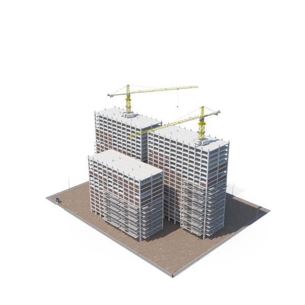 Building Construction With Equipment PNG & PSD Images