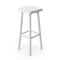 White Bar Stool PNG & PSD Images