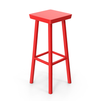 Red Bar Stool PNG & PSD Images