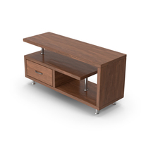 TV Stand Dark Wood PNG & PSD Images