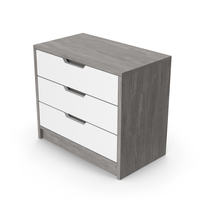 Gray Drawer Dresser PNG & PSD Images