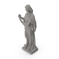 Woman with Bunting Stone PNG & PSD Images