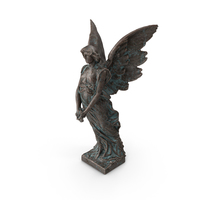 Angel Statue Bronze Outdoor PNG & PSD Images