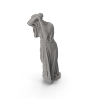 Woman Sorrow Stone Statue PNG & PSD Images