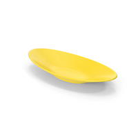 Oval Plate Yellow PNG & PSD Images