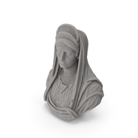 Matidia Bust Stone PNG & PSD Images