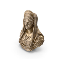 Bronze Matidia Bust PNG & PSD Images