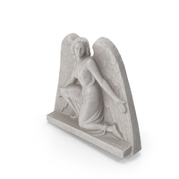 天使雕塑PNG和PSD图像