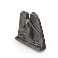 Angel Sculpture Bronze Outdoor PNG & PSD Images