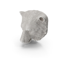 Bear Head Sculpture PNG & PSD Images