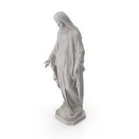 Virgin Mary Statue PNG & PSD Images