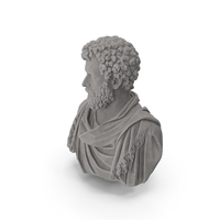 Clodius Albinus Stone Bust PNG & PSD Images