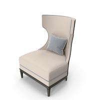 Bolier Modern Luxury Demi Wing Chair PNG & PSD Images