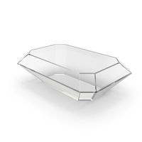 BULLET ACRYLIC COFFEE TABLE IN ALL CLEAR PNG & PSD Images