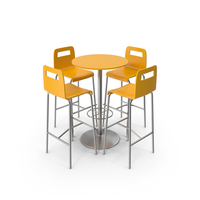 Bar Stools and Table PNG & PSD Images