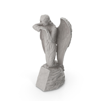 Angel on Rock PNG & PSD Images