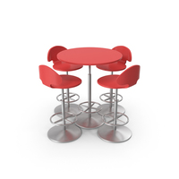 Bar Stool And Table PNG & PSD Images