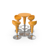 Bar Stool And Table PNG & PSD Images