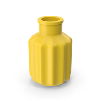 Yellow Decorative Vase PNG & PSD Images