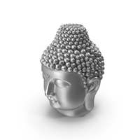 Buddha Head Metal PNG & PSD Images