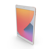 Apple iPad 8 10.2 2020 WiFi and Cellular Gold PNG & PSD Images